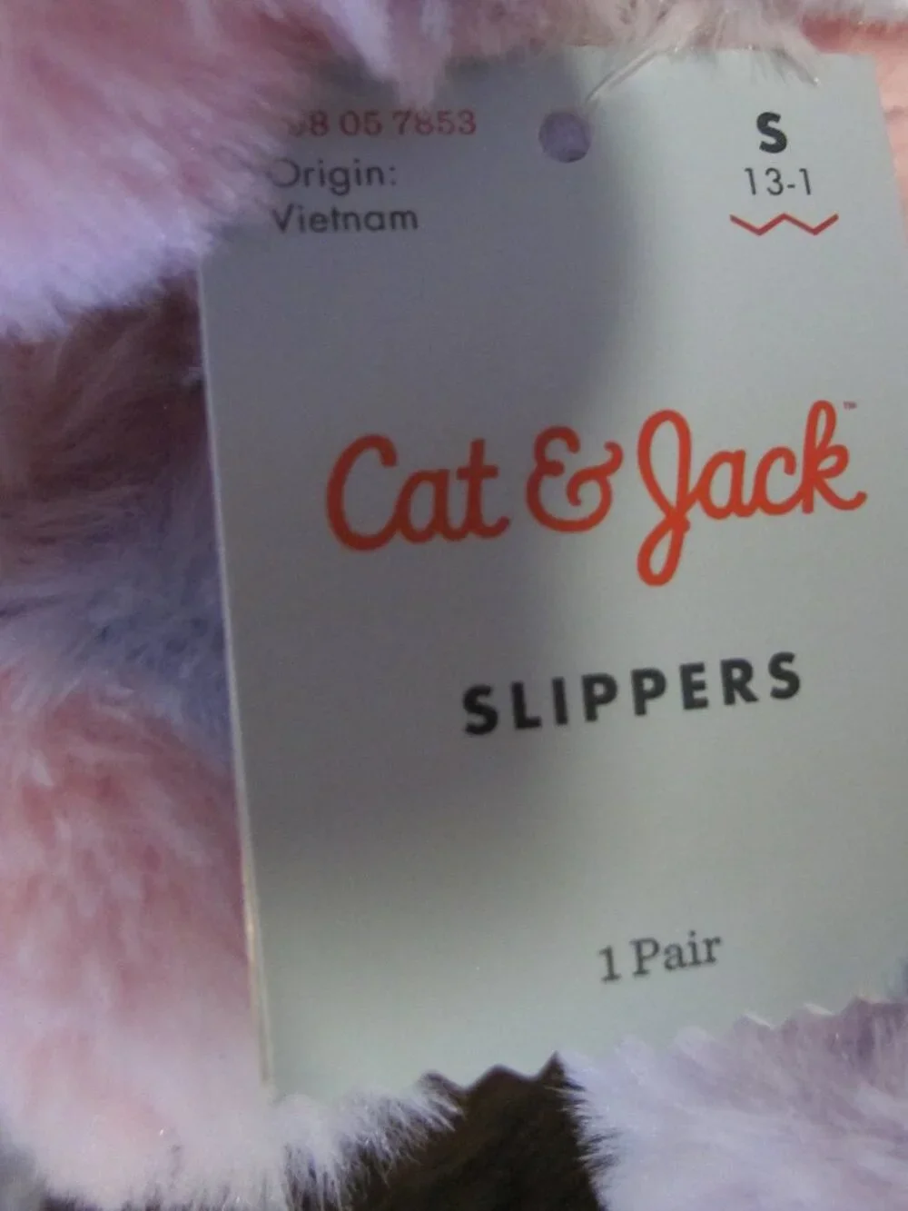 CAT & JACK BEAR SLIPPERS NWT cat jack